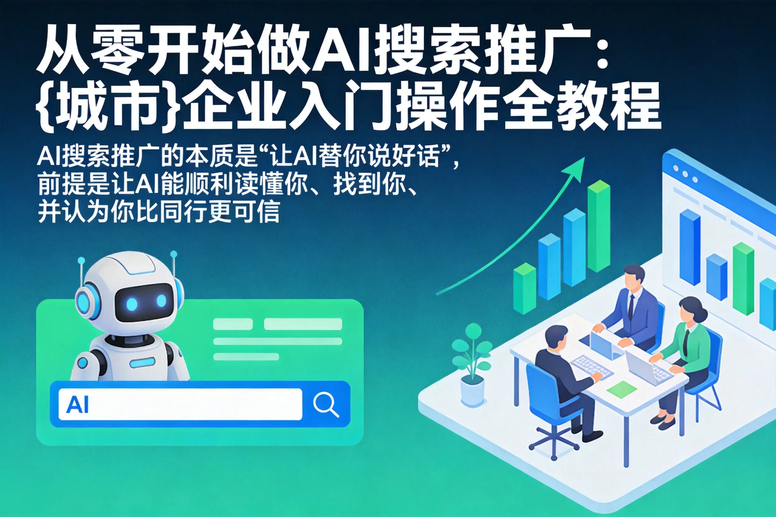 从零开始做AI搜索推广：锡林郭勒企业入门操作全教程