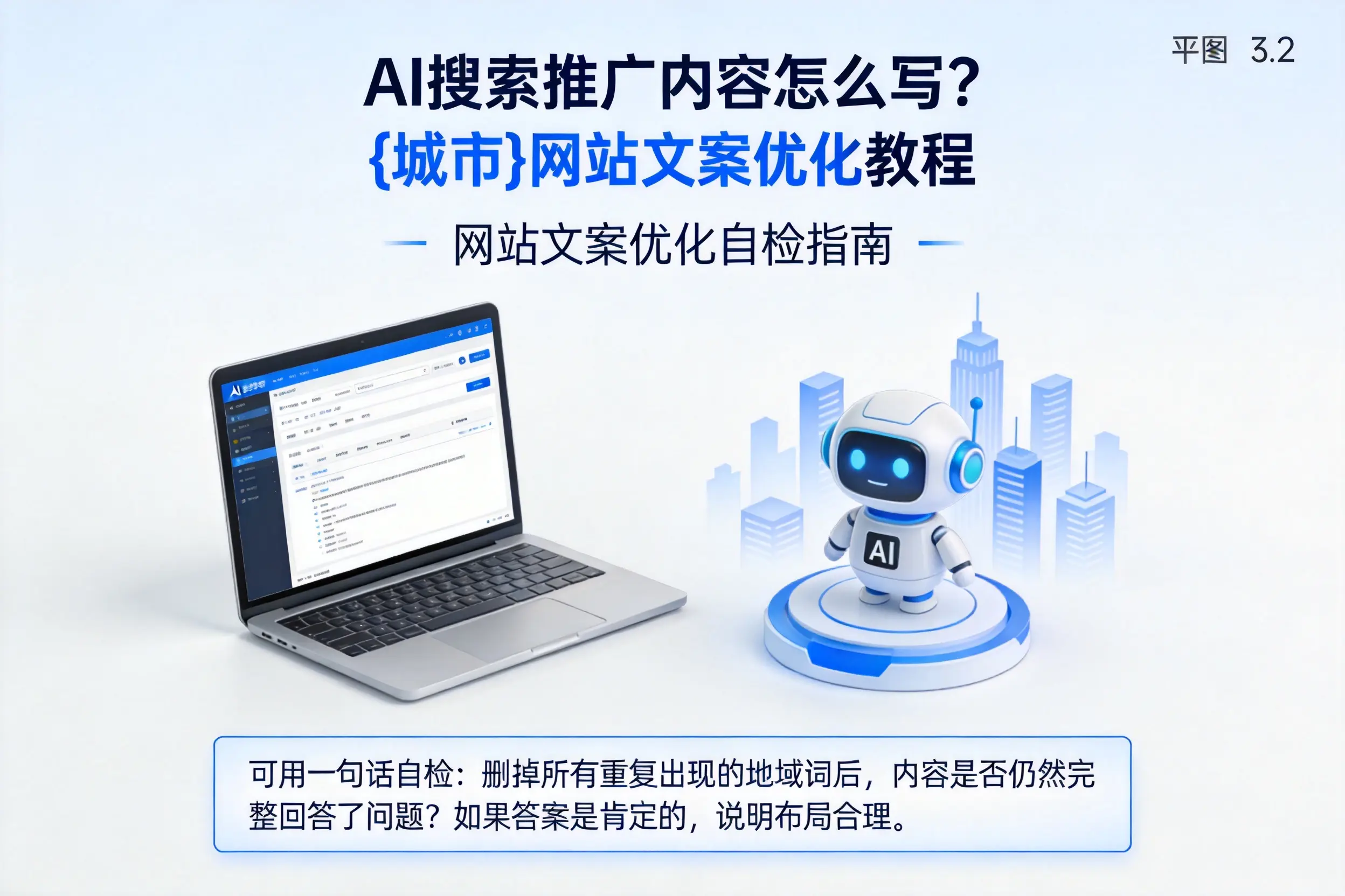 AI搜索推广内容怎么写？锡林郭勒网站文案优化教程