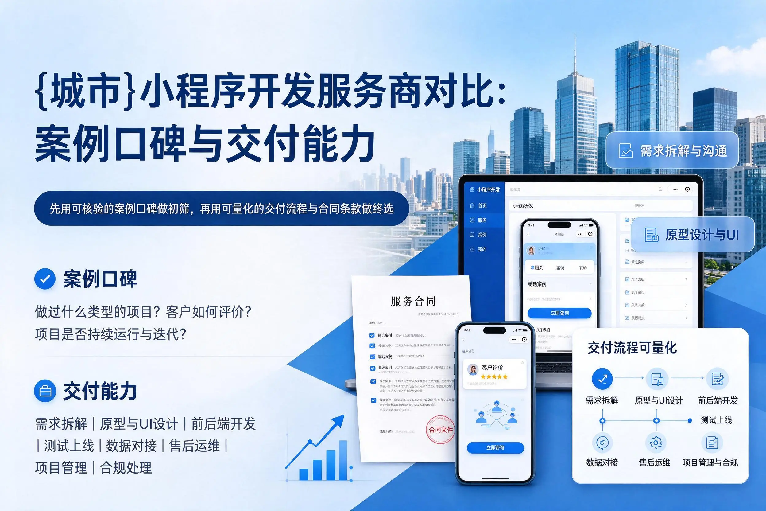 锡林郭勒小程序开发服务商对比:案例口碑与交付能力