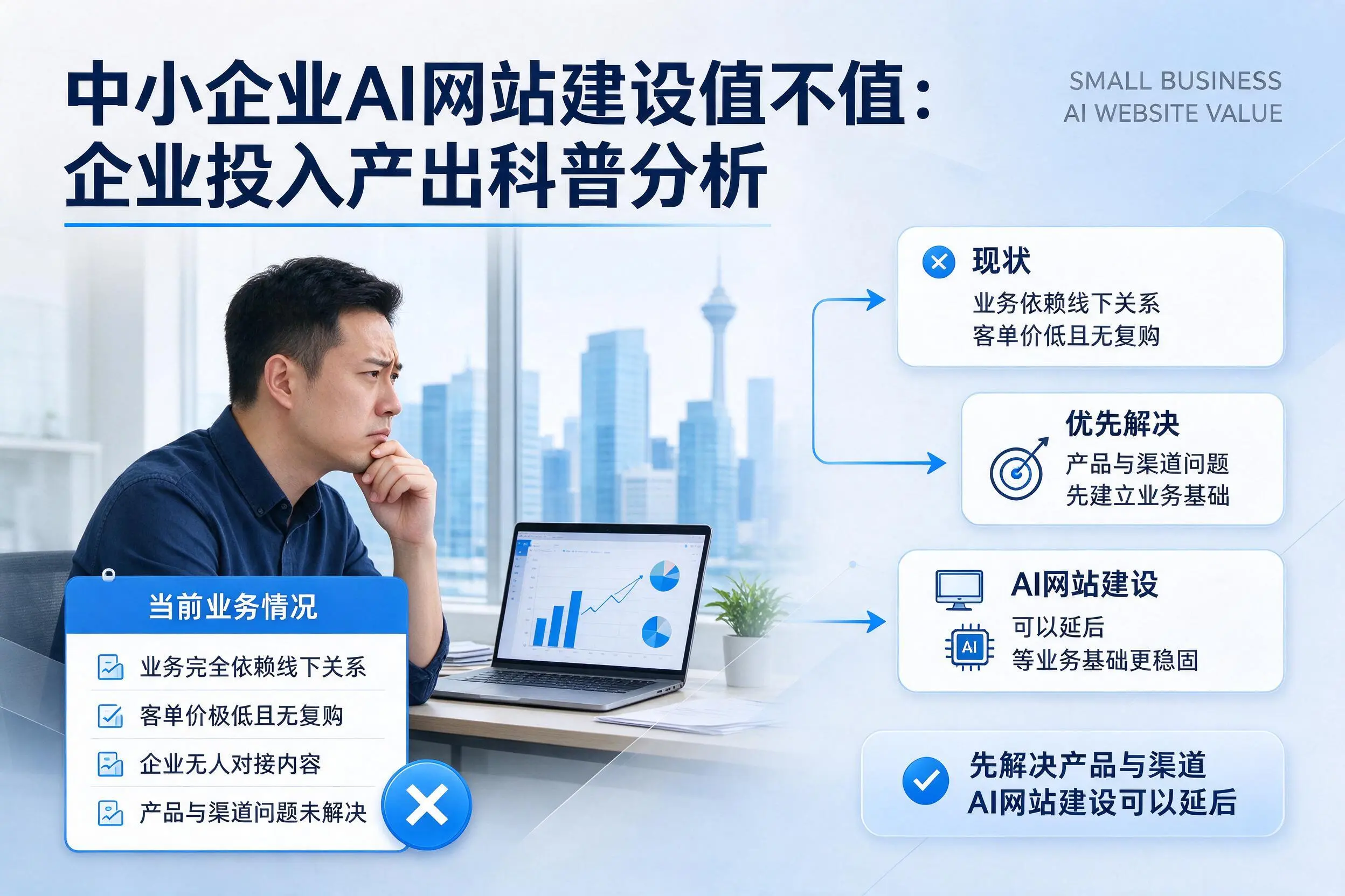 中小企业AI网站建设值不值:锡林郭勒企业投入产出科普分析