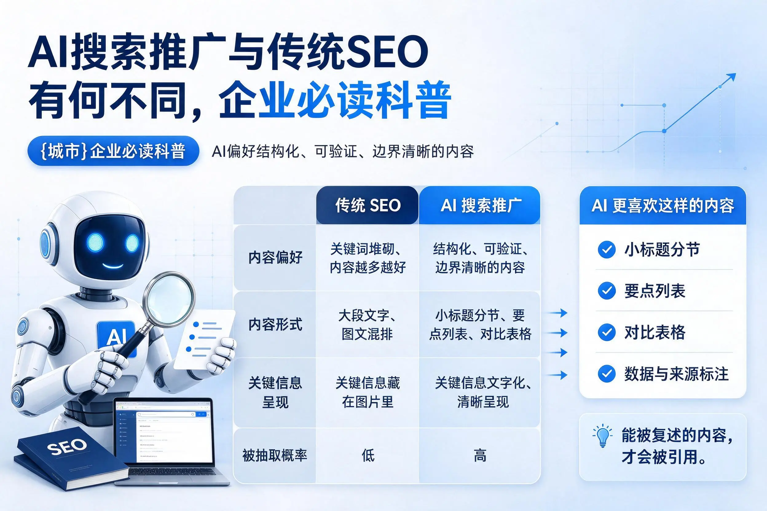 AI搜索推广与传统SEO有何不同,锡林郭勒企业必读科普